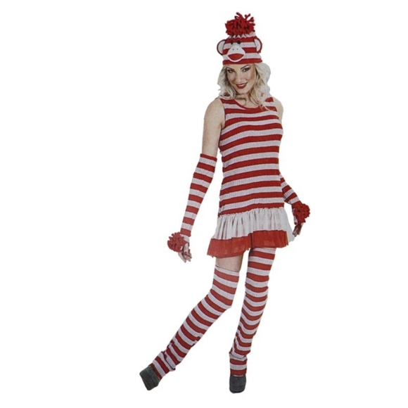 Womens "Princess Paradise Sock Monkey" Costume - Picture 4 of 4